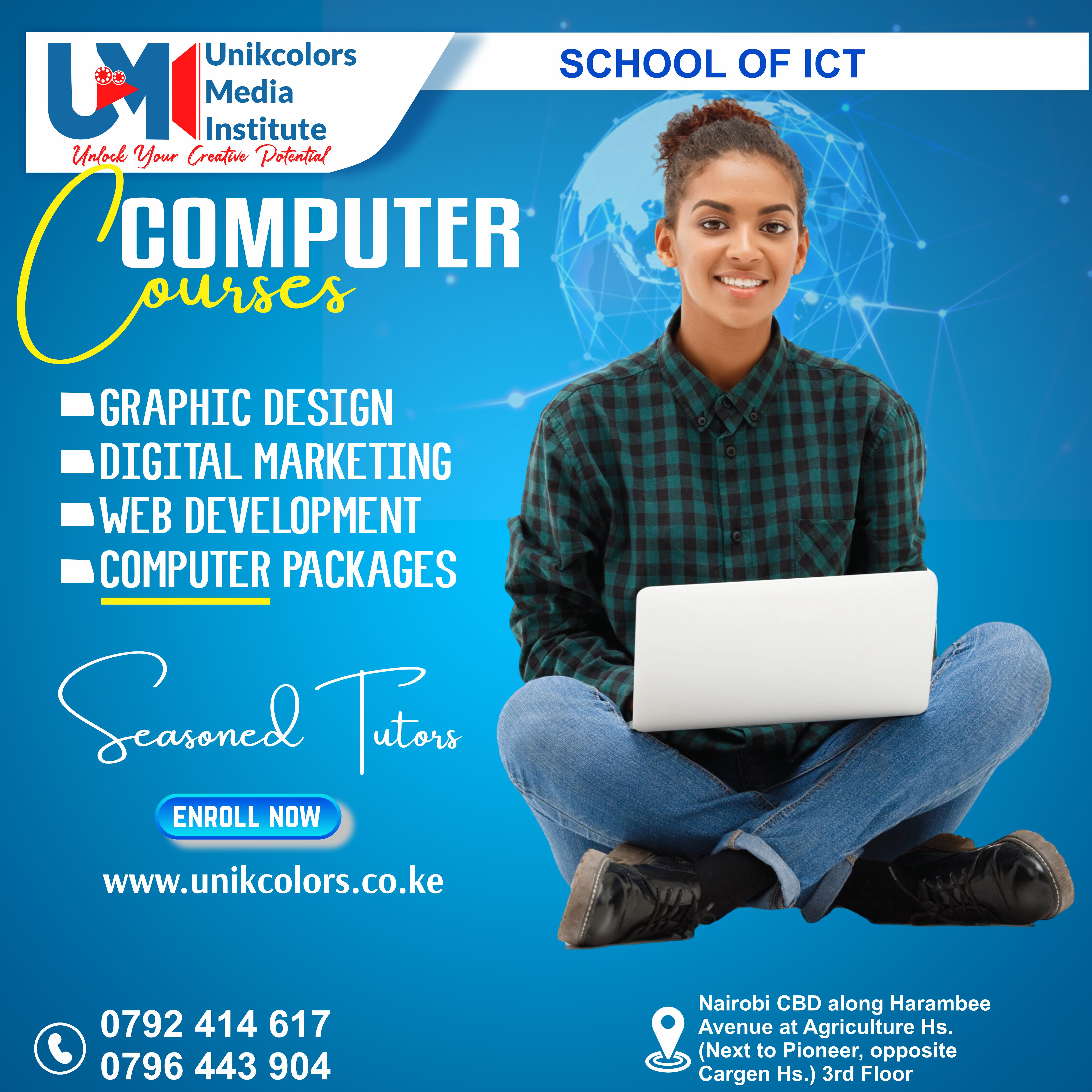 COMPUTER COURSES - DIGITAL MARKETING | GRAPHIC DESIGN | WEB DEVELOPMENT | COMPUTER PACKAGES COURSE